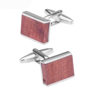 Manžetové knoflíčky Wood Oblong