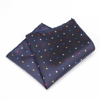 Tmavě modrý kapesník do saka Colors dot