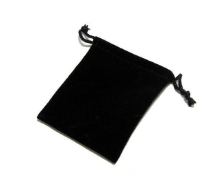 Černý dárkový pytlík Velvet 
