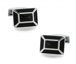 Manžetové knoflíčky Black tile 