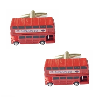 Manžetové knoflíčky Londýnský autobus