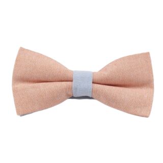 Motýlek Cotton oranžovo - modrý