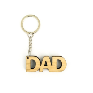 Dřevěná klíčenka Dad 