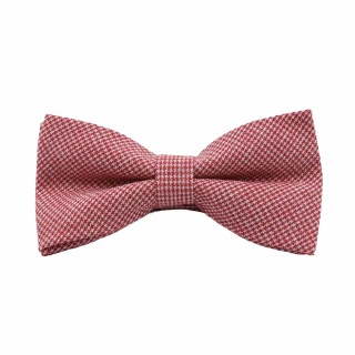 Červeno - bílý motýlek Houndstooth