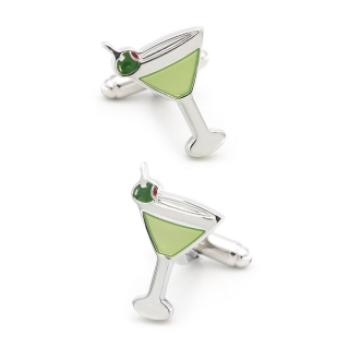 Manžetové knoflíčky Martini s olivou