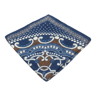 Modrý kapesník do saka Blažek Ornament