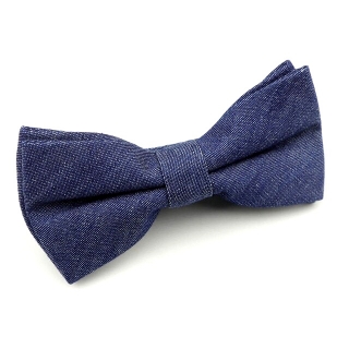 Modrý pánský motýlek Denim 