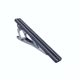 Spona na kravatu Black wood line 