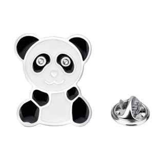 Brož - ozdoba klopy saka Malá panda 