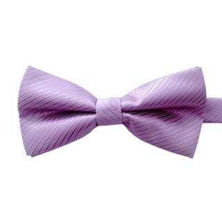 Fialový pánský motýlek Stripes