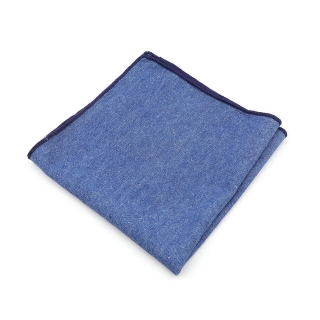 Světle modrý kapesník do saka Denim