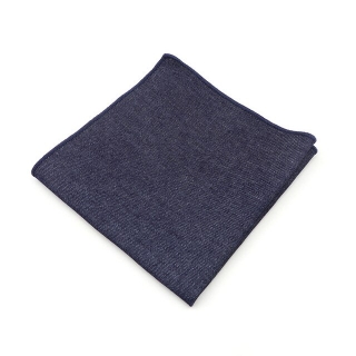 Tmavě modrý kapesník do saka Denim