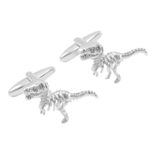 Stříbrné manžetové knoflíčky Dinosaurus Rex