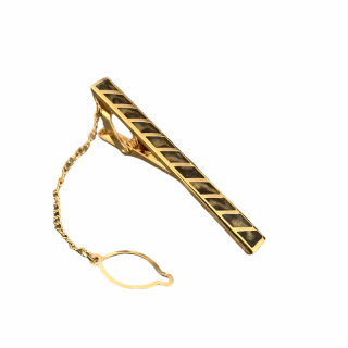 Zlatá spona na kravatu Giraffe
