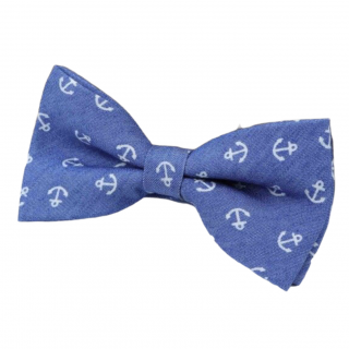 Modrý motýlek Kotva denim 