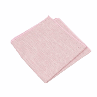 Růžovo - bílý kapesník do saka Color Cotton