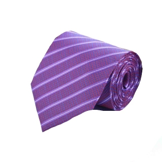 Modro - fialová kravata Lines 