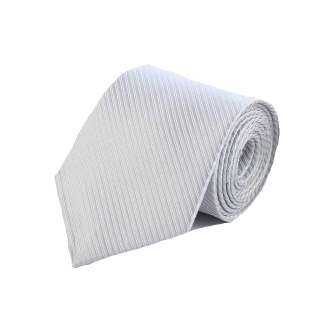 Stříbrná kravata Stripes 