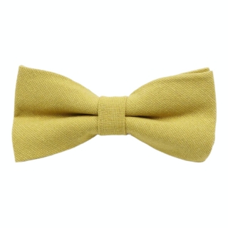 Žlutý pánský motýlek Cotton One 