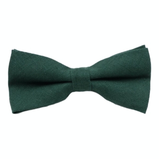 Tmavě zelený pánský motýlek Cotton One 