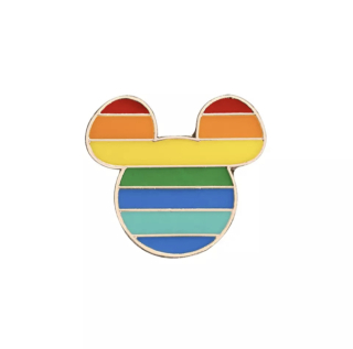 Zlatá brož Mickey LGBT