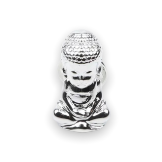 Stříbrná brož Buddha 