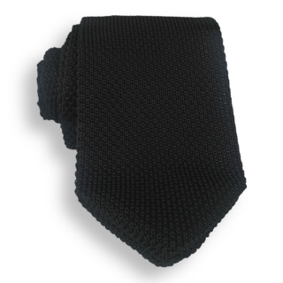 Černá kravata Knit 