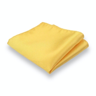 Žlutý kapesník do saka Plaid