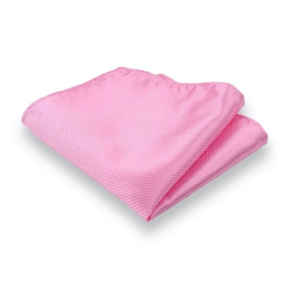 Růžový kapesník do saka Plaid