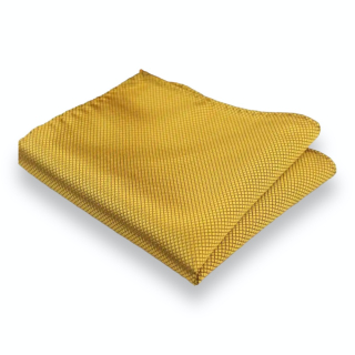 Zlatý kapesník do saka Plaid