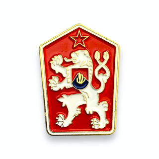 Zlatá brož Velký znak ČSSR Lev 