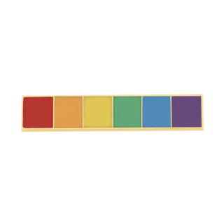 Zlatá brož Spektrum barev LGBT