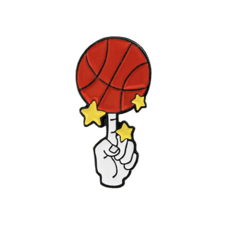 Brož Basketbalový míč na prstě
