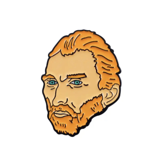 Brož Hlava Vincent van Gogh 