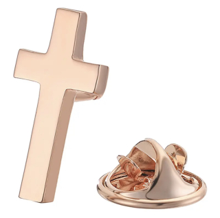 Brož rose gold Kříž I. 