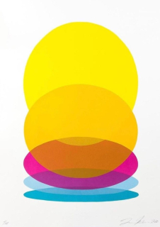 Litografický tisk Rising Ellipse - Jan Kaláb (POINT)