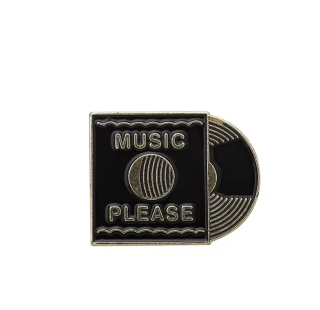 Brož Vinylová deska s obalem Music Please 