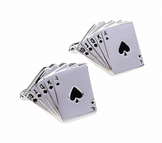 Manžetové knoflíčky Karty Poker