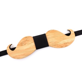 Dřevěný pánský motýlek Kňour Leather